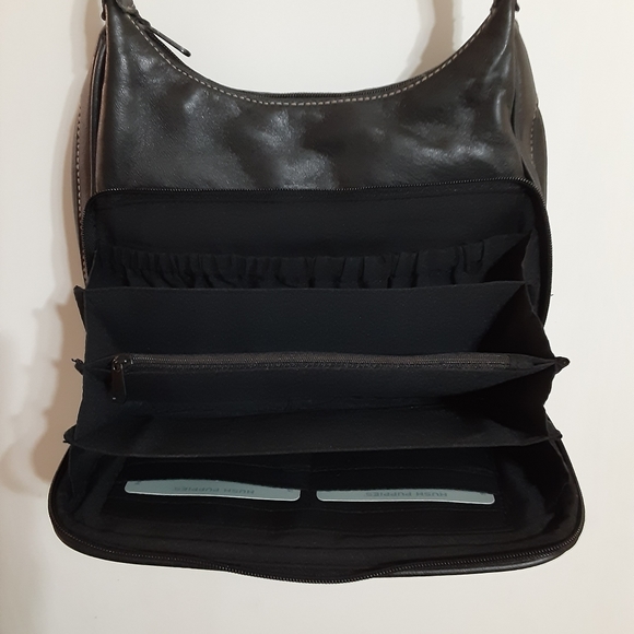 Hush Puppies Bags Hush Puppies Black Leather Shoulder Bag Crossbody